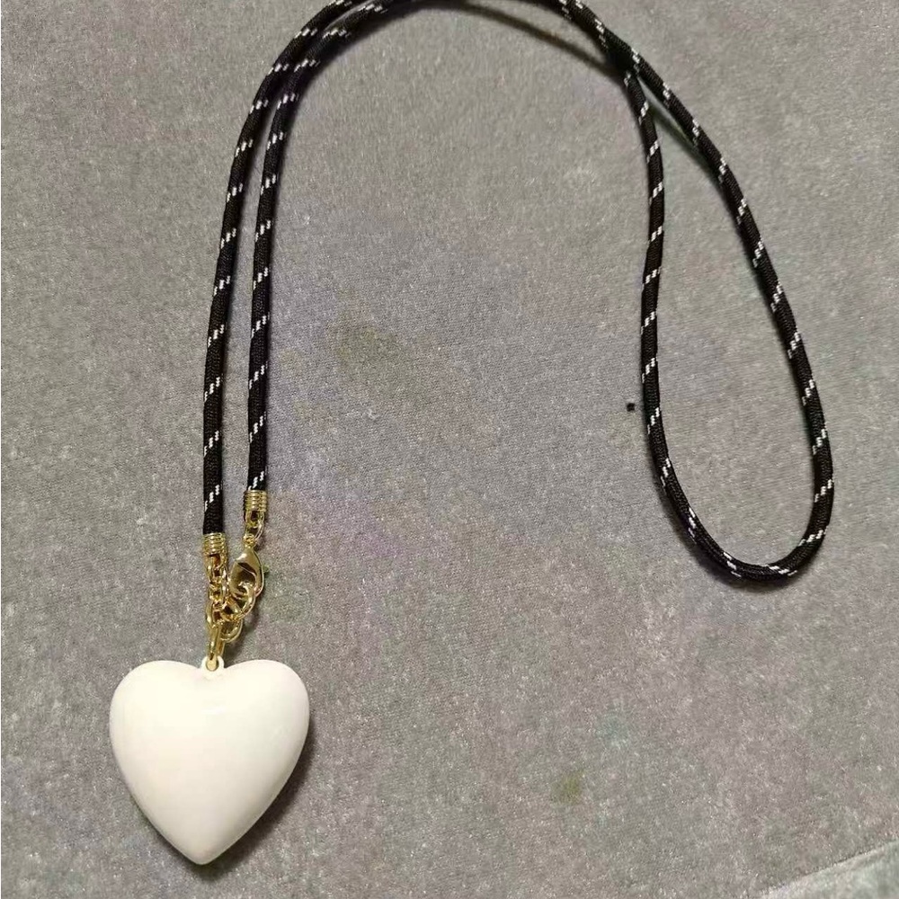 ROXANNE ASSOULIN The Long Happy Cord Necklace Black Without Charm - Picture 3 of 12